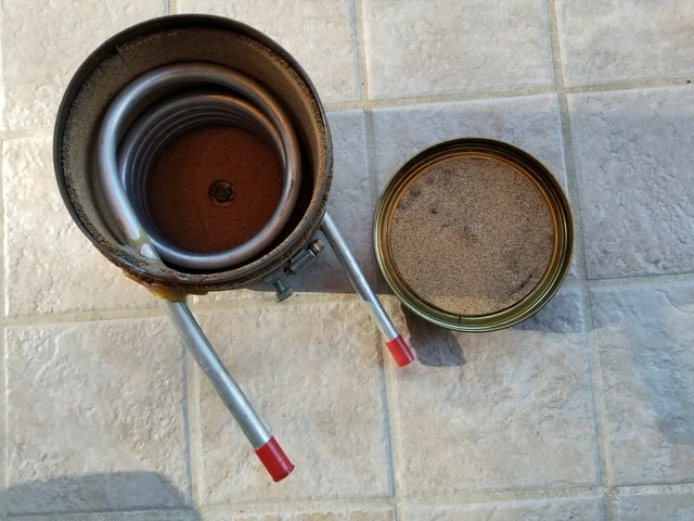 NOS vintage Moroso cool can with 1/2 inch fuel line. 6