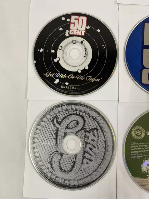 LOT OF 10 Rap Hip Hop Music Audio CD’s G-Unit 50 Cent Eminem D12 Master ...