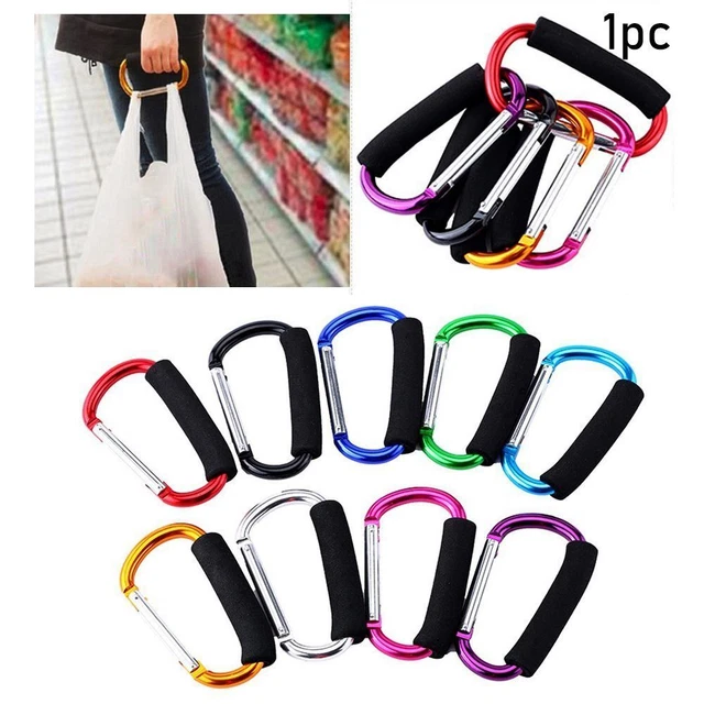 de compras Ganchos de bolso de cochecito Clips para bebé Colgador de cochecito