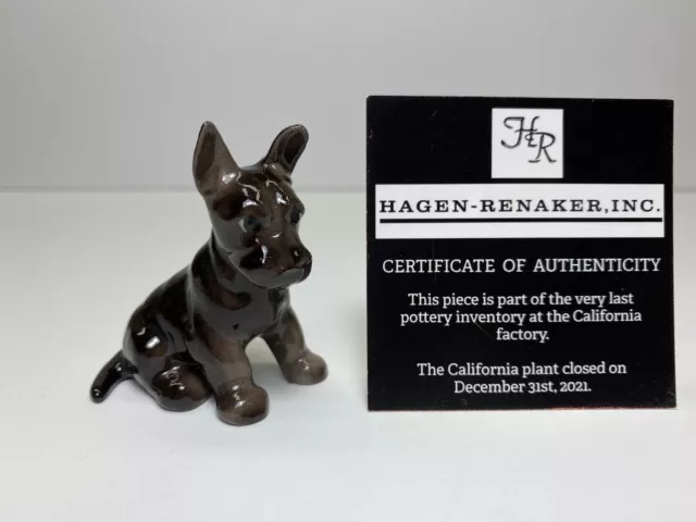 Hagen Renaker #390 1551 Scottish Terrier Pup Specialties Last of Factory Stock