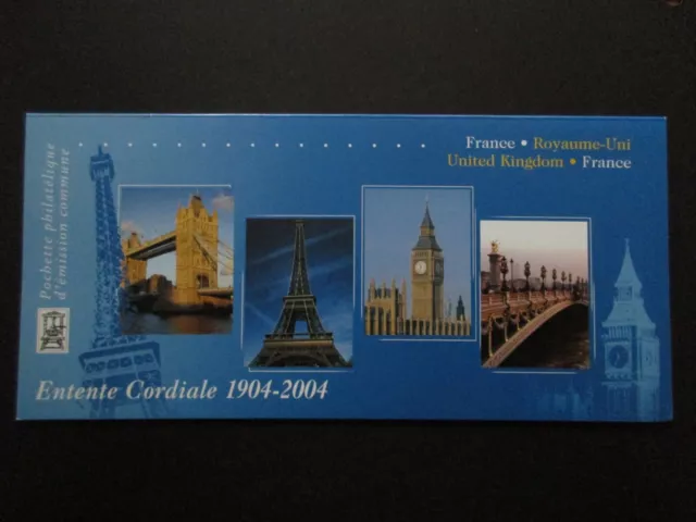 FRANCE émission commune ROYAUME-UNI 2004 timbres neuf ** en TBE lot HD159 60