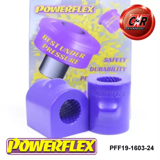 Powerflex FrRoll boccole da barra a telaio 24 mm per Ford C-Max MK2 11- PFF19-1603-24