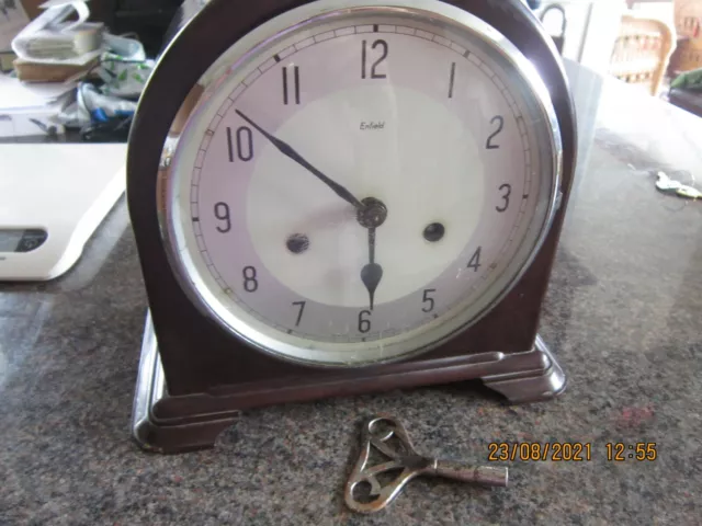 Vintage Smiths Enfield Bakelite Mantle Clock  A/F See Photos Buy It Now £29