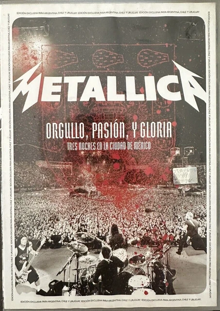 METALLICA ORGULLO, PASION y Gloria, DVD 2009 EUR 15,00 - PicClick ES
