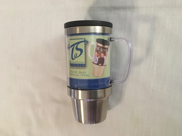 New Personalized Photo Stainless Steel Travel Mug 14oz Insulated