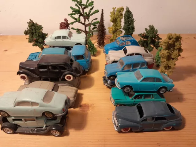 Jouet Ancien Lot Pour Diorama Casse Garage Norev Minialuxe No Dinky Toys Cij...