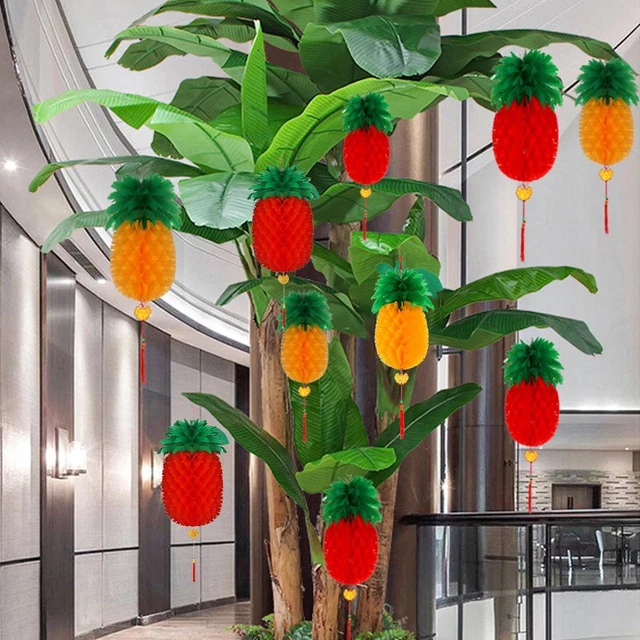 chinese new year pineapple lantern