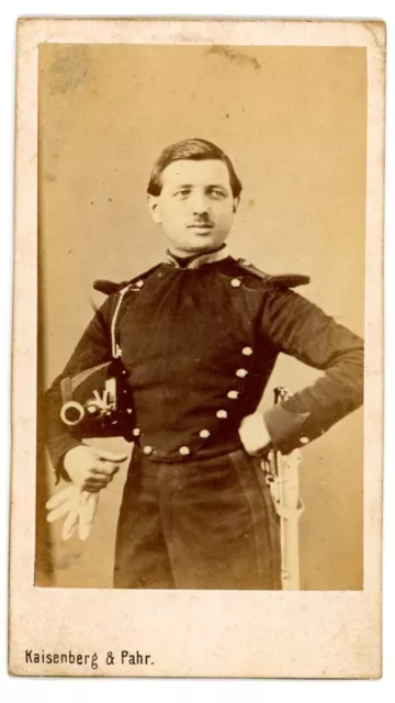 CDV Artilleur Second Empire Alsace 1868 KAISENBERG & PAHR / Strasbourg Uniforme