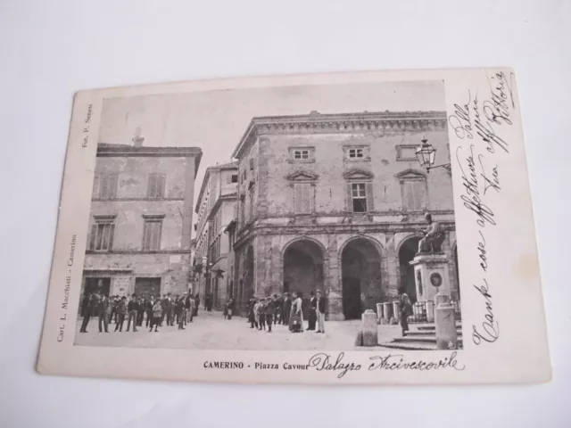 Macerata - Camerino Piazza Cavour - spedita f. p.