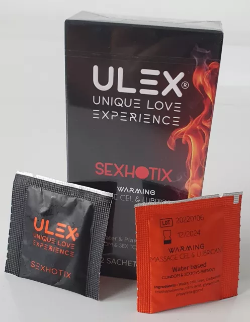 Ulex Sexhotix - Gel de massage Lubrifiant stimulant Sensuel à base d'eau.