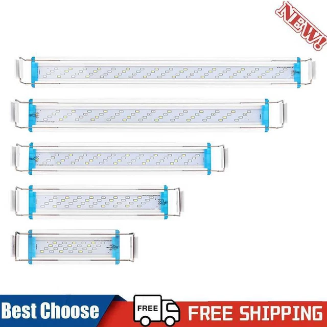 Barra de luz para acuario 90-260 V LED tanque de peces clip delgado lámpara de cultivo de plantas EE. UU.