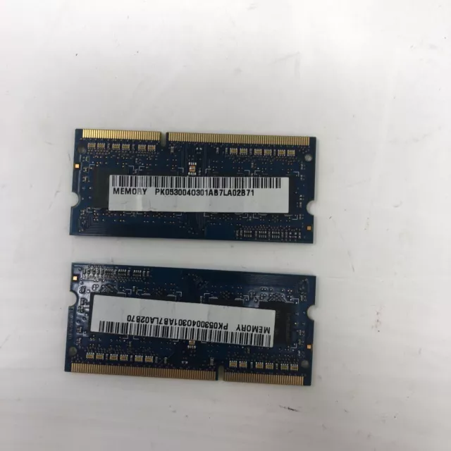 Hynix Hmt325S6Bfr8C-H9 2Gb Ram Pc3-10600S 1Rx8X2  (Total 4Gb) - Used 2