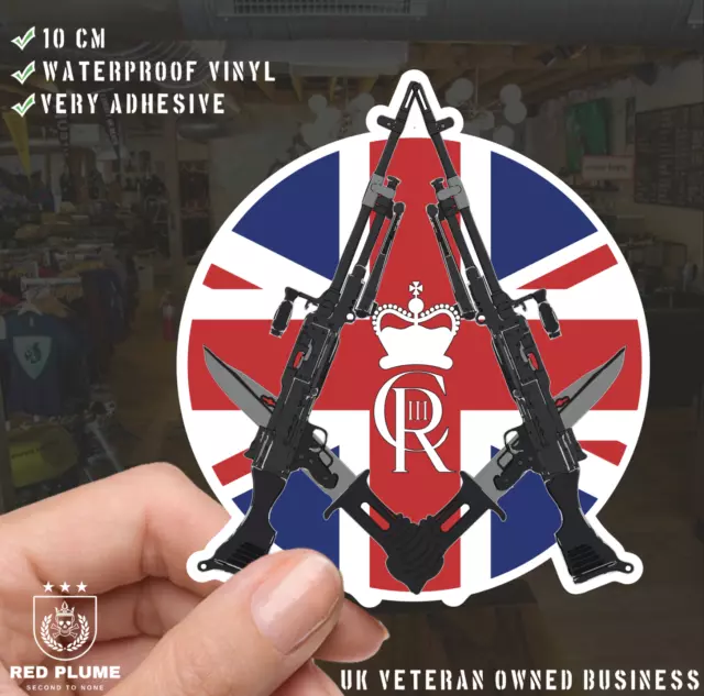 10 cm Vinyl Military Masonic Sticker - Masonic Square and Compasses Design