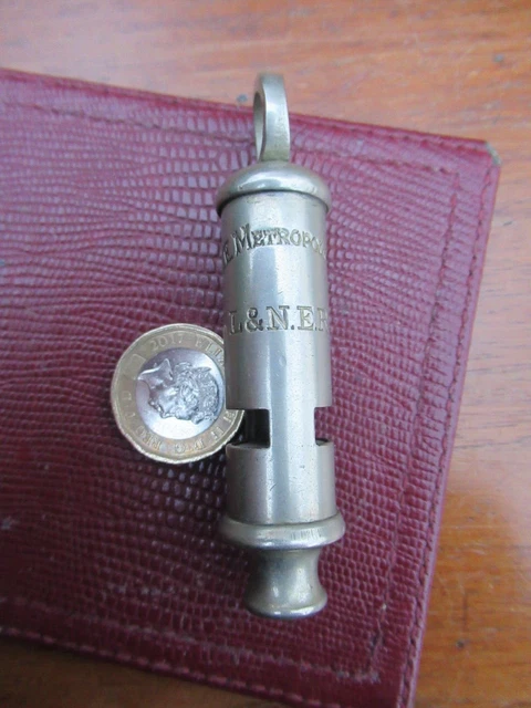 Scarce L+NER Police Whistle The Metropolitan London + North Eastern Railway LNER