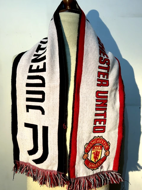 Écharpe Manchester United – Tricot Jacquard Officiel, Taille Unique Multicolore