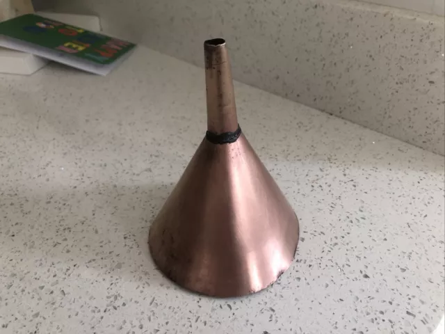 Vintage Copper Funnel Quirky Tool, Collection, Collectable Auto Or Distillery?