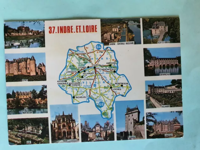 Carte Postale de Indre et Loire GF Vue Divers