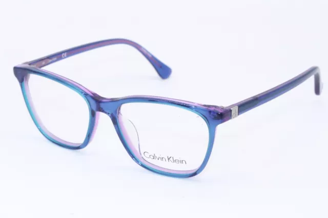 New Calvin Klein Ck 5916 438 Blue Purple Authentic Frames Eyeglasses 48-15