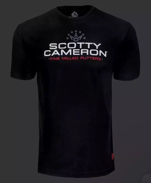 SCOTTY CAMERON SHIRT Mens XL Black Graphic Long Sleeves Crew