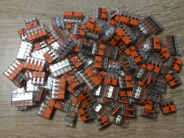 175 Pièces … Connecteurs à Leviers … WAGO …