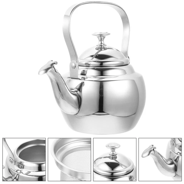 Metal Teapot Home Accessories Stainless Steel Kettle High Capacity