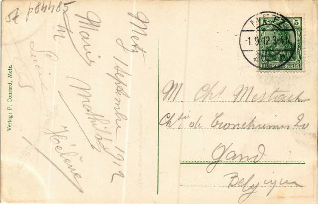 CPA Lorraine Moselle METZ Porte des Germans (984485) 2