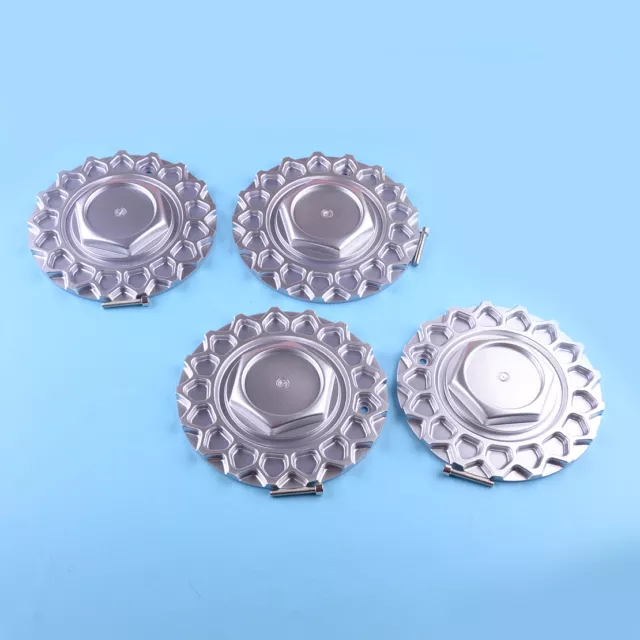 4x Silver Wheel Rim Center Cap Hub fit for STR 606 BBS RS RS005 RS006 9155L169 Z