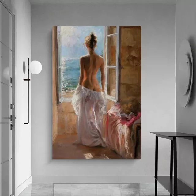 Modern Sexy Woman Canvas Painting Poster Canvas Wall Art Home Decor Wall Picture