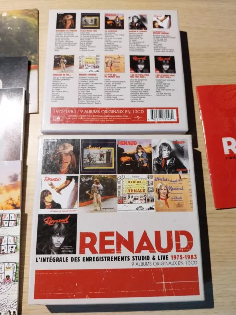 RENAUD - L'intégrale des enregistrements studios & live 1975 - 1983 - Coffret CD