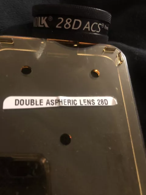 Volk Double Aspheric 28D Lens, No Case