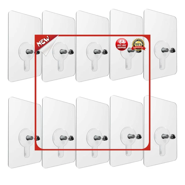 es Pegatinas adhesivas para tornillos sin clavos - Ganchos de pared sin rastro s