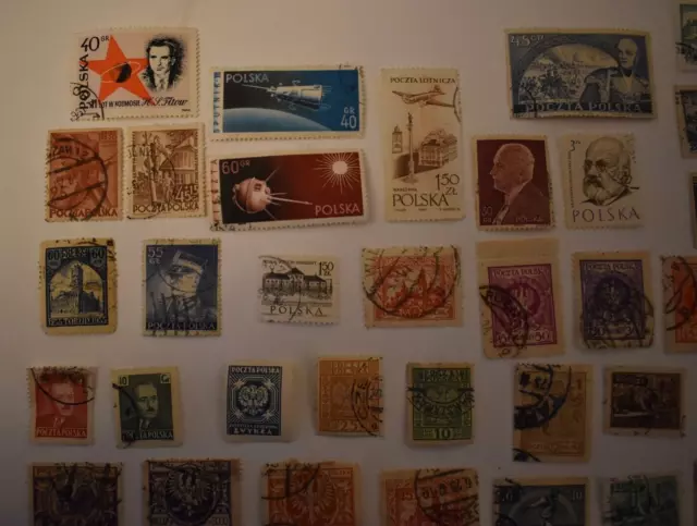 POLOGNE - POLSKA - Lot de timbres 3