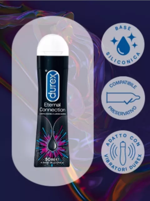 Durex Eternal Connection Gel Lubrificante Intimo, anche per uso Anale (50 ml)