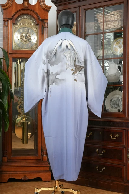 Dear Vanilla Japanese Juban Undergown Men's Kimono Authentic Vintage Japan Mint 6