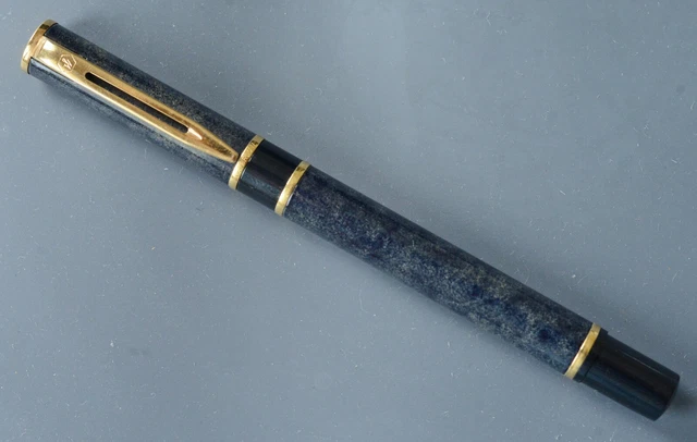 Stylo Roller Waterman Laureat Laque Marbre Bordeaux - Ancien, Excellent état