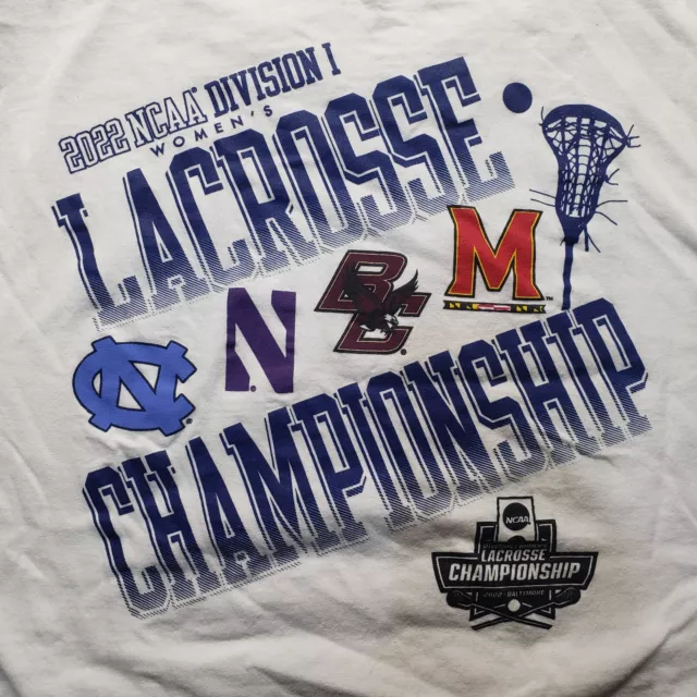 2022 NCAA Men's Lacrosse Championship Tee T-Shirt Adult Mens Size XL Extra Large