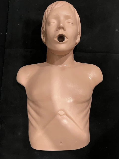 SIMULAIDS SANI-MAN Adult Training CPR Manikin Torso Nursing EMT Trainer Clean SIMULAIDS SANI-MAN Adult Training CPR Manikin Torso Nursing EMT Trainer Clean