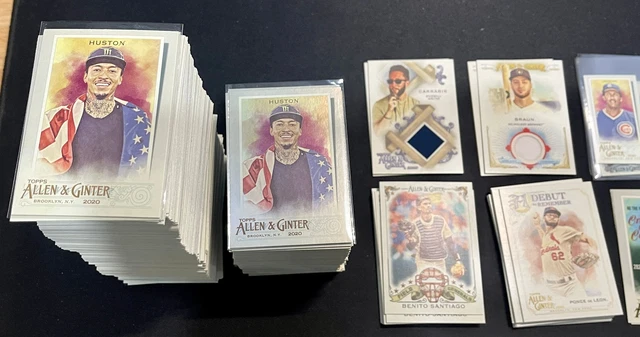 2020 Allen & Ginter Baseball Cards 1-220 - Complete Your Set