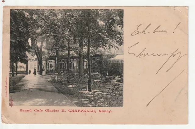 NANCY - Meurthe & Moselle - CPA 54 - le grand Café Glacier place Stanislas