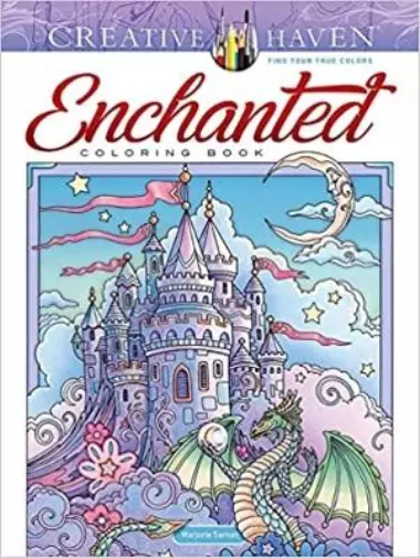 Marjorie Sarnat Creative Haven Enchanted Colorin (Tapa blanda) (Importación USA)