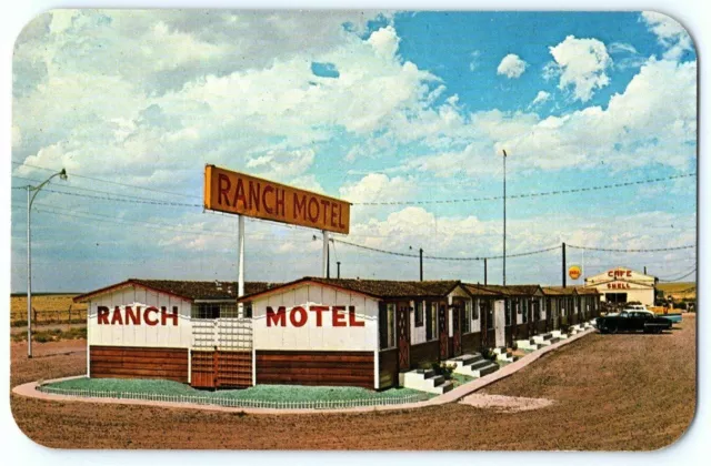 Vintage Postcard~ Ranch Motel~ On Route 66~ Holbrook, Arizona