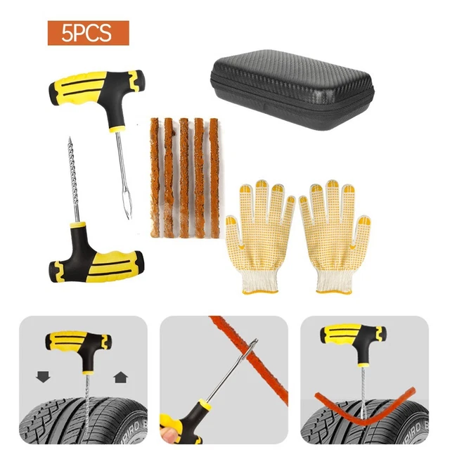 Efficiente kit di riparazione pneumatici strumenti per spina foratura durevoli p