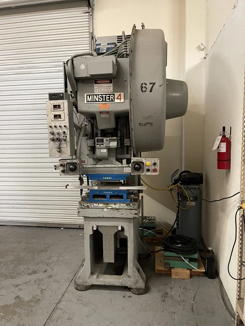 MINSTER PRESS 32 TONS 180 SPM 2 INCH STROKE AIR CLUTCH (240V converted)