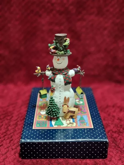 Christmas Lang and Wise Classic Santa Snowman by Sue Dreamer 6 Inch Boxed