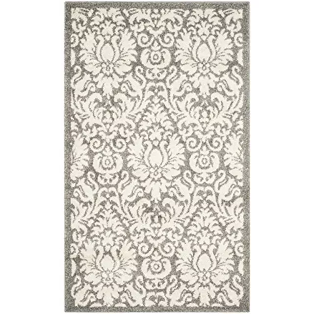 Transitional Rug - Amherst Polypropylene -Dark Grey/Beige