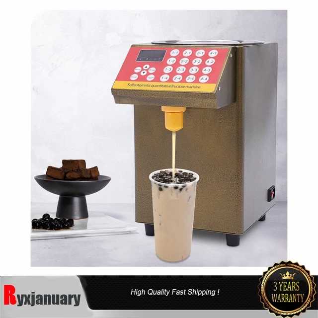 Bubble Tea Dispenser Equipment Fructose Quantitative Machine Sugar Syrup NEW