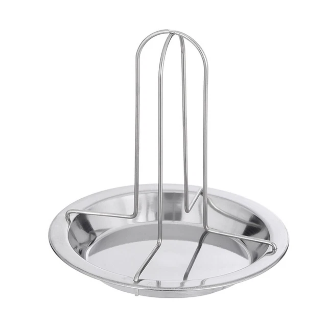 1Set BBQ Grillpfanne Nicht klebend Grillhähnchen Rack mit Bowl BBQ Zubehör Set