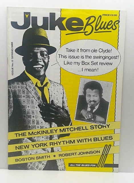 JUKE BLUES MAGAZINE #12 1988 Mckinley Mitchell Boston Smith Robert ...