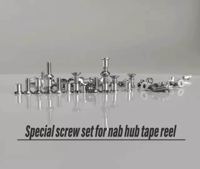 270 PC Screw Set NAB HUB 1/4" TAPE REEL 10.5" AMPEX TEAC RMGI STUDER REVOX NAGRA