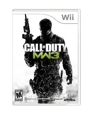 Call of Duty-Modern Warfare 3 WII Shooter (Video Game)